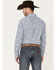 Image #4 - George Strait by Wrangler Paisley Print Long Sleeve Button-Down Western Shirt, Blue, hi-res