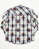 Image #3 - Cody James Toddler Boys' Zion Sunset Plaid Print Long Sleeve Snap Western Shirt, Red, hi-res