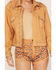 Image #3 - Understated Leather Women's Elvis Rhinestone Western Denim Snap Jacket, Rust Copper, hi-res