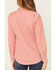 Image #5 - Ariat Women's Boot Barn Exclusive FR Sofia Geo Print Long Sleeve Button Down Work Shirt, Red, hi-res