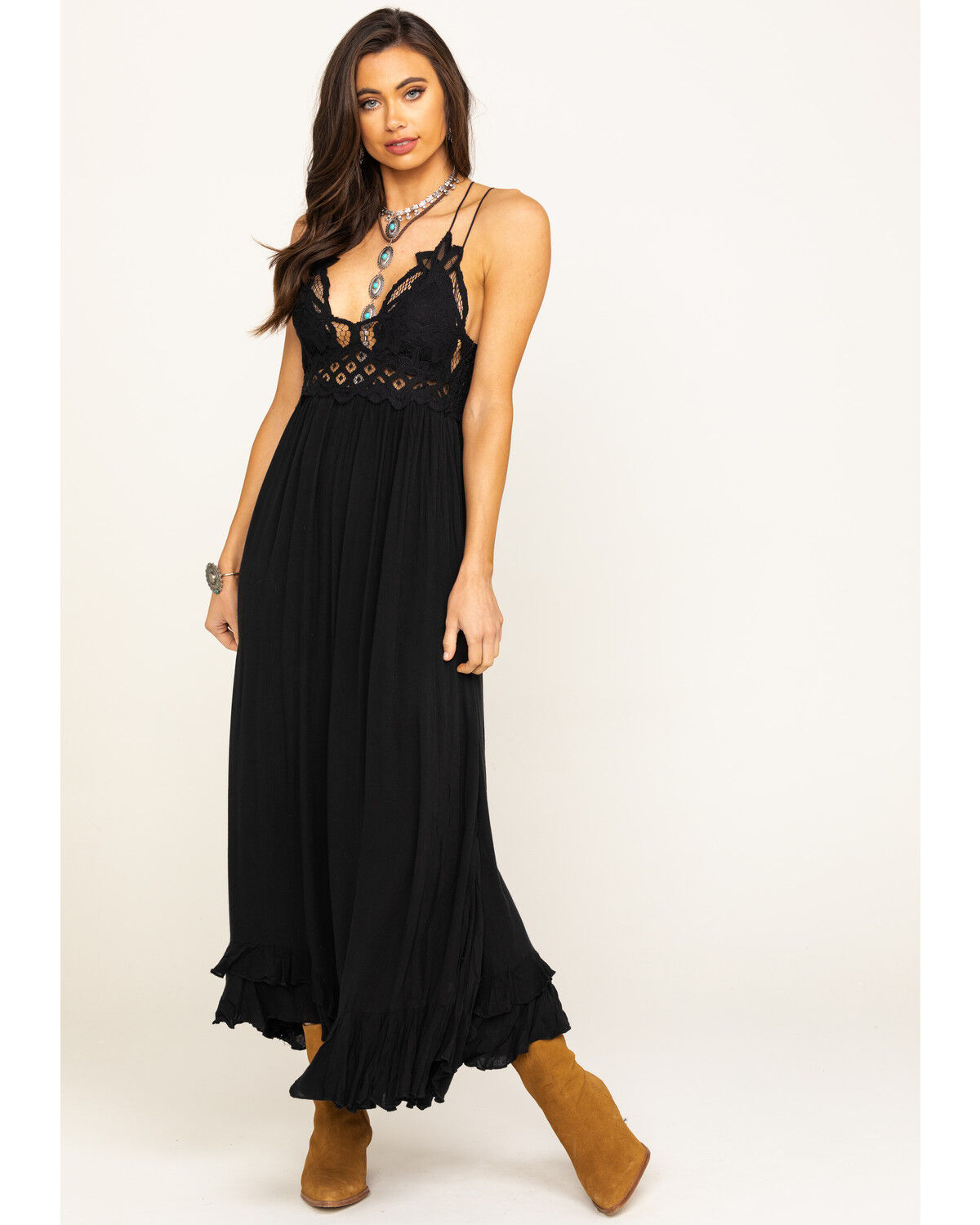 Adella maxi slip dress free people clearance