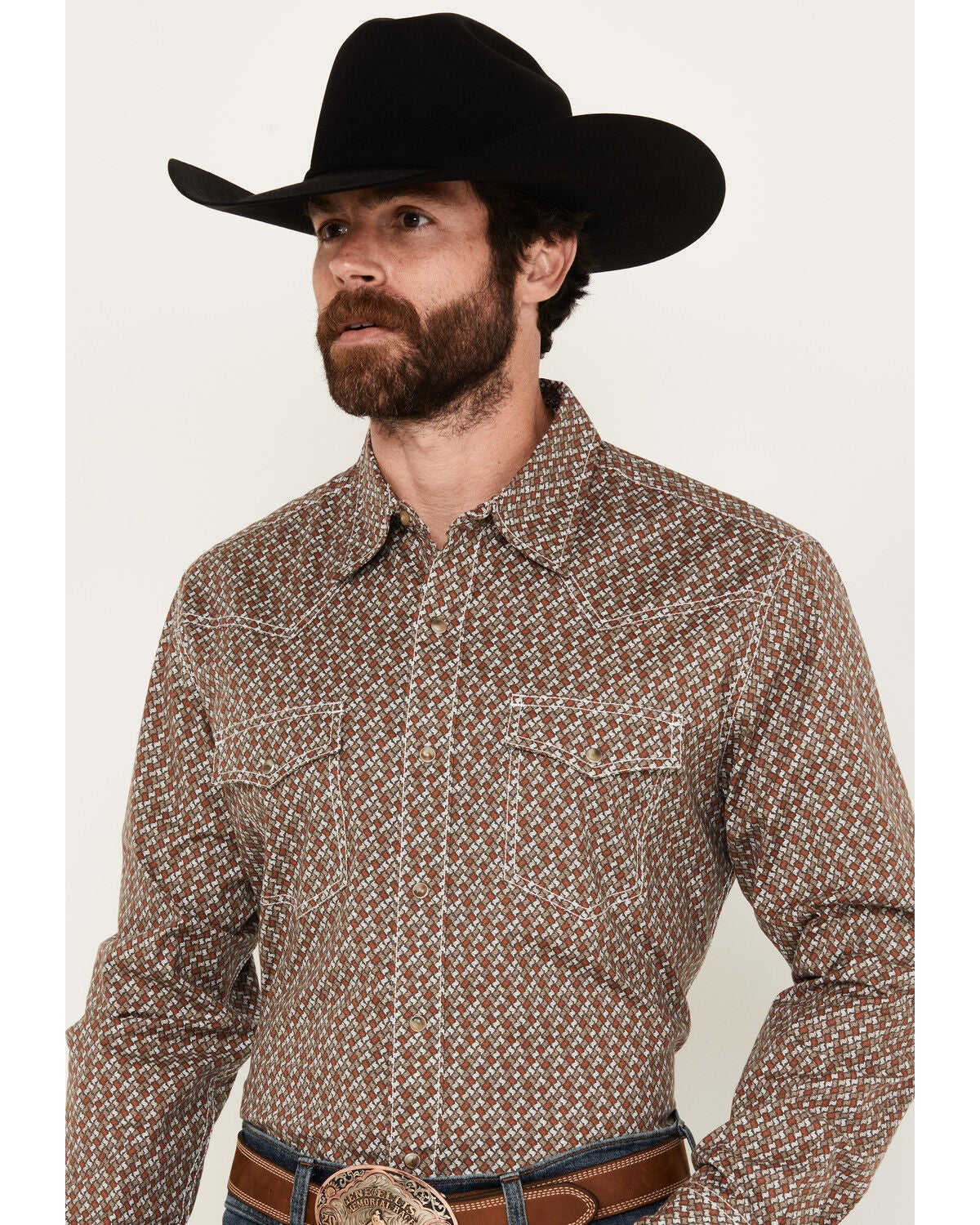 Chemise Manches Longues Western Twenty X - Taille Large - Occasion Très Bon état