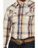 Image #3 - Cody James Men's Pay Day Plaid Print Long Sleeve Snap Western Shirt , Tan, hi-res