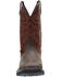 Image #5 - Wolverine Men's Rancher Waterproof Western Work Boots - Steel Toe, Brown, hi-res