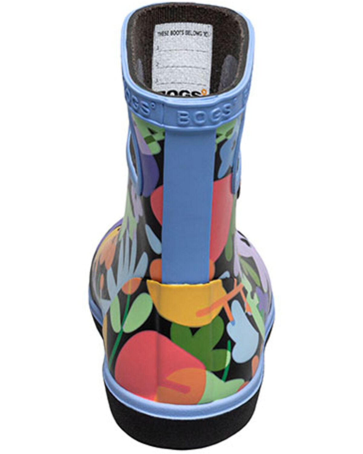 Image #5 - Bogs Toddler Girls' Skipper II Overlap Flowers Rain Boots, Multi, hi-res