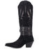 Image #3 - Dingo Women's Buck Wild Suede Tall Western Boots - Round Toe, Black, hi-res