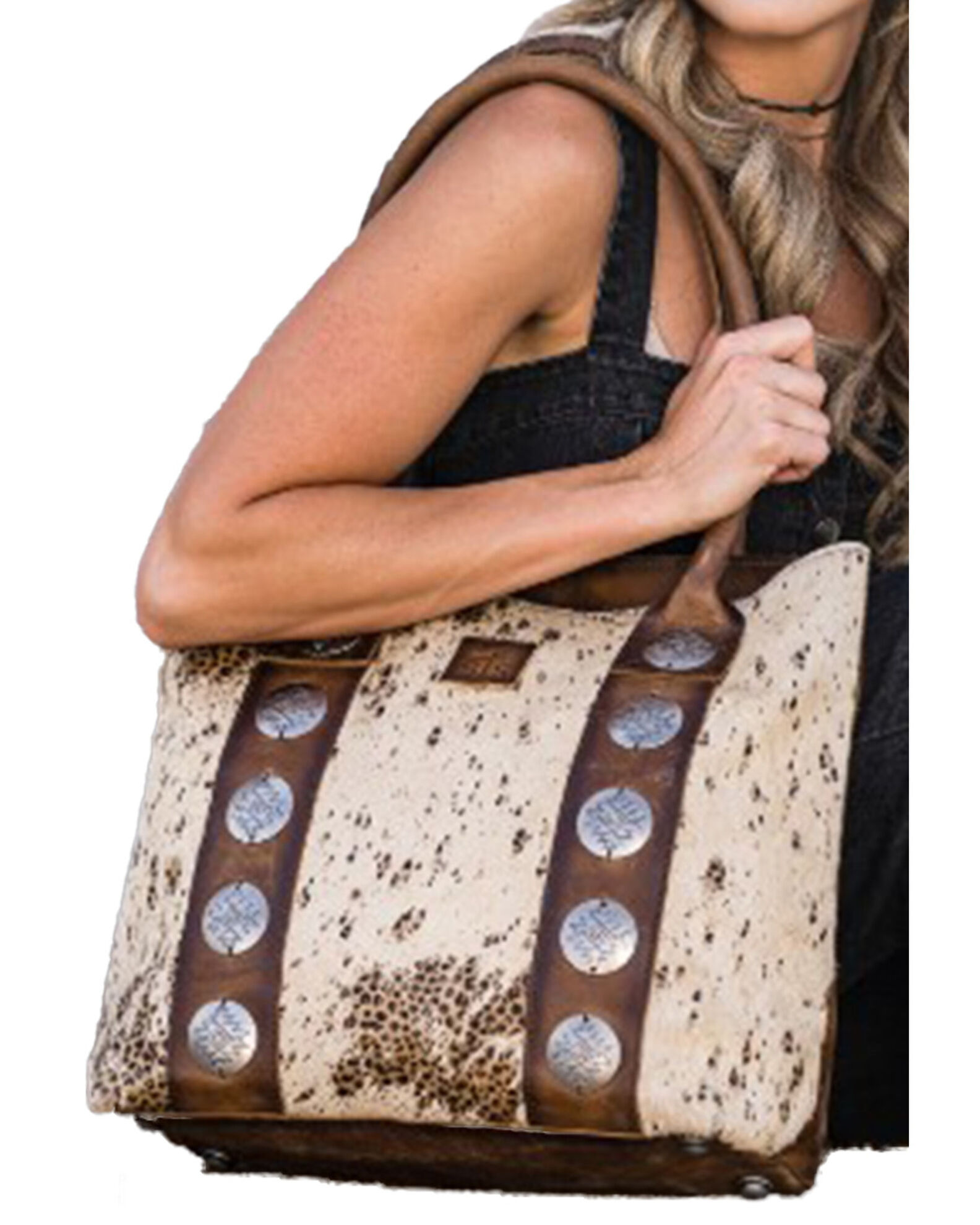 STS Ranchwear by Carroll Women s Cowhide Tote Sheplers