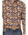 Image #3 - RANK 45® Men's Lockwood Geo Striped Print Long Sleeve Button-Down Stretch Western Shirt, Lt Brown, hi-res