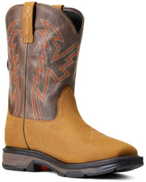 Image #1 - Ariat Men's WorkHog® XT Boa H20 Work Boot - Soft Toe, Brown, hi-res