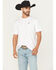 Image #2 - Hooey Men's Western Swing Short Sleeve Graphic T-Shirt, White, hi-res