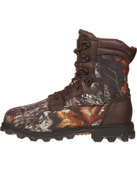 Rocky Youth Boys' Camo Bearclaw 8" Waterproof Boots - Round Toe , Camouflage, hi-res