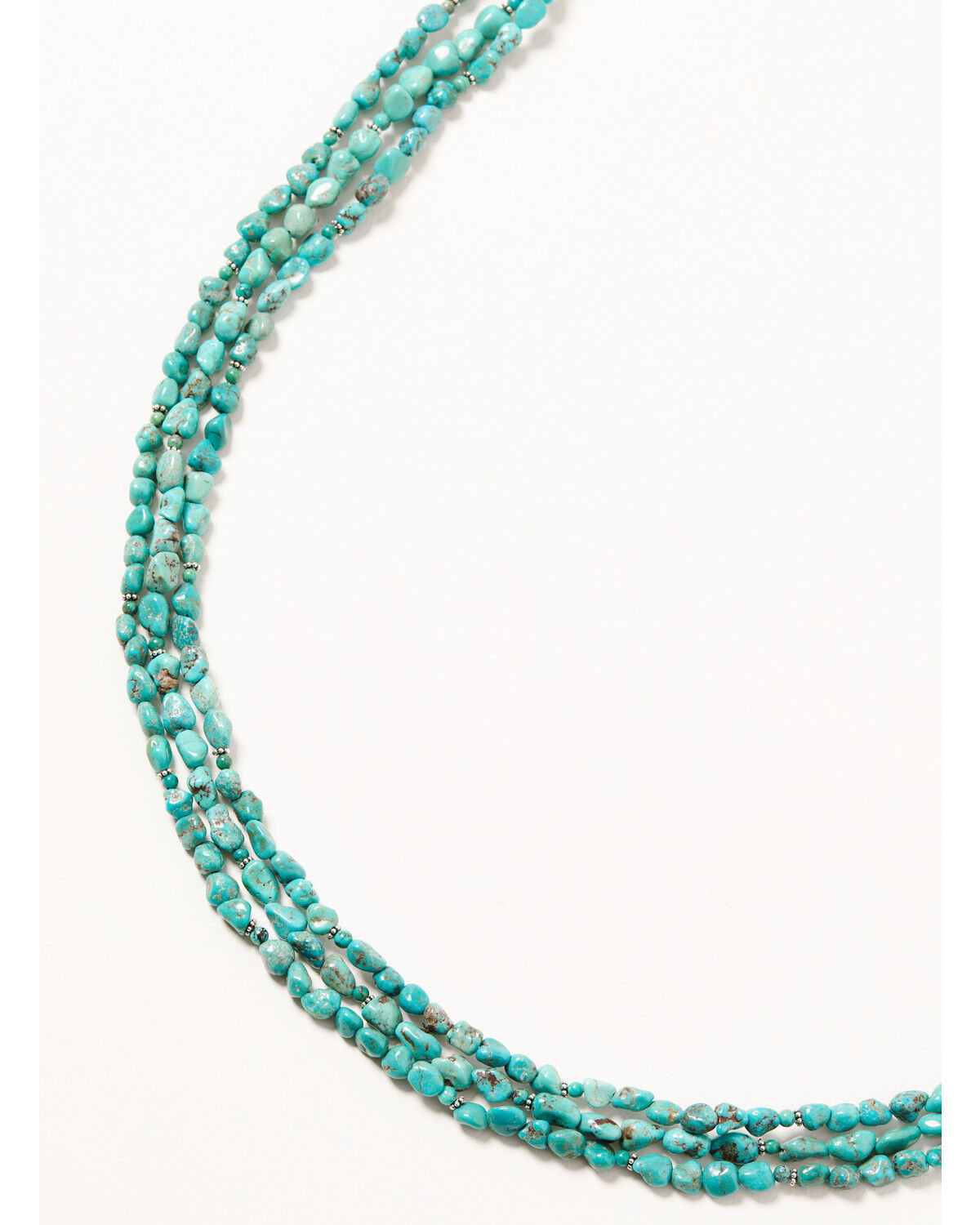 Image #4 - Paige Wallace Women's Turquoise 3-Strand Long Beaded Necklace, Turquoise, hi-res