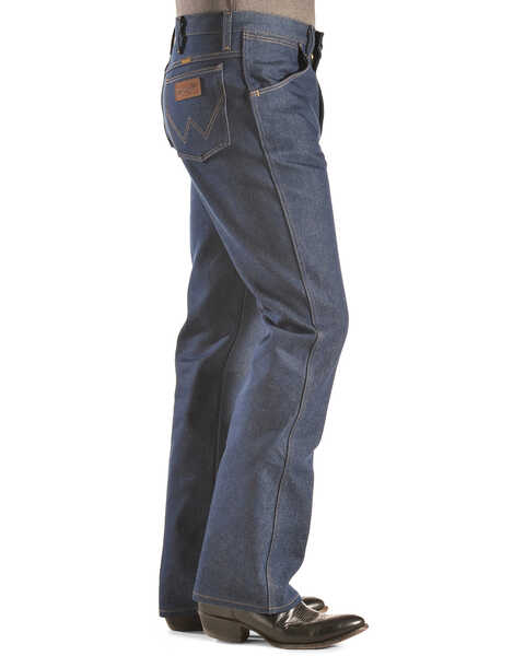 Image #2 - Wrangler Men's 935 Rigid Cowboy Cut Slim Bootcut Jeans, Indigo, hi-res