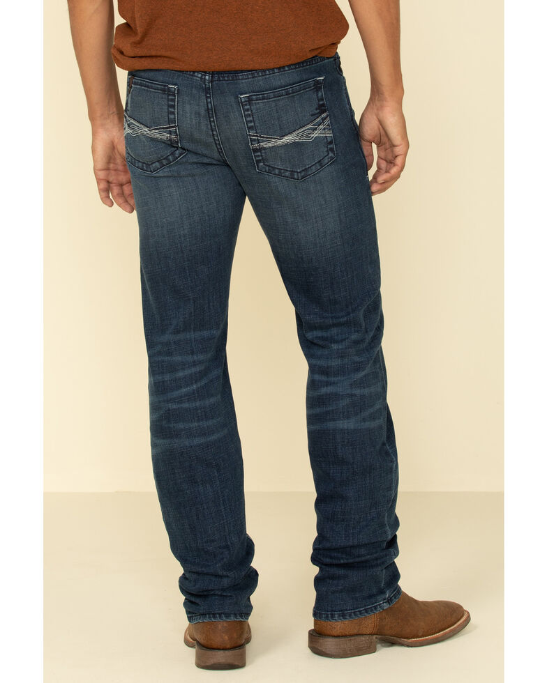 Cody James Core Men's Tophand Thermolite Performance Stretch Slim Medium Wash Straight Jeans , Blue, hi-res