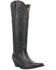 Image #1 - Dingo Women's Raisin Kane Tall Western Boots - Snip Toe , Black, hi-res