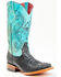 Ferrini Women's Black Caiman Print Cowgirl Boots - Square Toe, Black, hi-res
