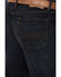 Hooey by Rock & Roll Denim Men's Double Barrel Dark Vintage Stretch Relaxed Stackable Bootcut Jeans , Blue, hi-res