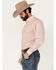 Image #2 - Ariat Men's Derrick Geo Print Long Sleeve Button-Down Western Shirt - Big , Rust Copper, hi-res