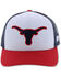 Image #2 - Hooey Men's UT Longhorn Logo Mesh Cap, Red/white/blue, hi-res