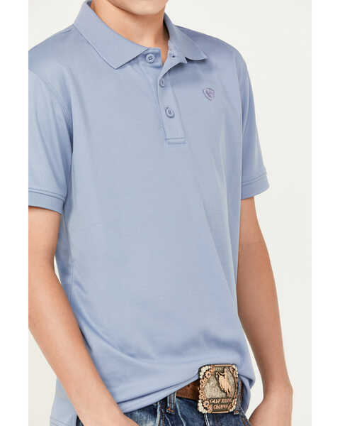 Image #3 - Ariat Boys' Short Sleeve Tek Polo Shirt, , hi-res