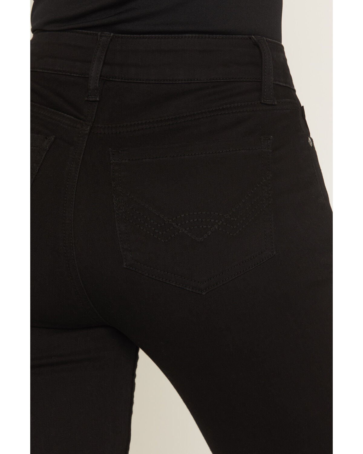 Image #4 - Idyllwind Women's Hemlock Legend High Rise Bootcut Stretch Denim Jeans, Black, hi-res