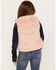Image #4 - Urban Republic Girls' Faux Fur Vest , Pink, hi-res