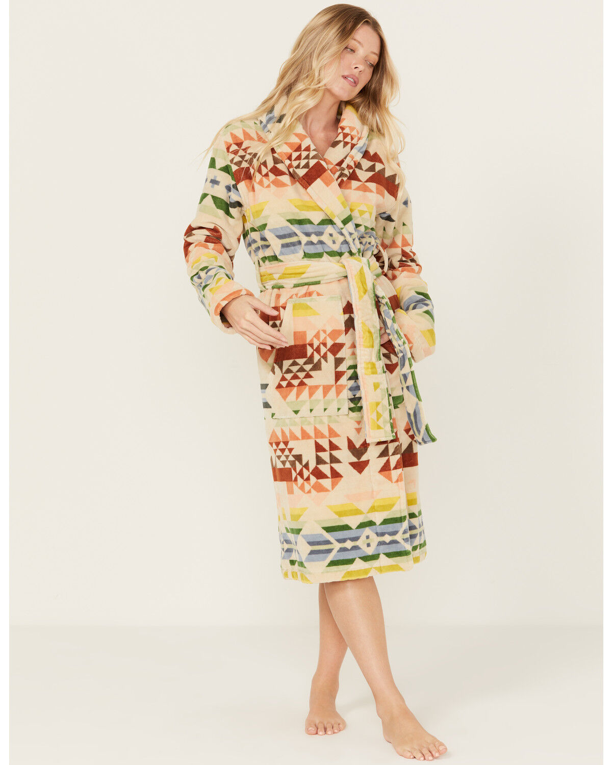 Image #1 - Pendleton Women's Print Robe, , hi-res