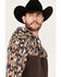 Image #2 - RANK 45® Men's Blatic Southwestern Print Hooded Sweatshirt, Coffee, hi-res