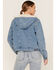 Wrangler Women's Medium Wash Sherpa Lined Denim Jacket, Indigo, hi-res