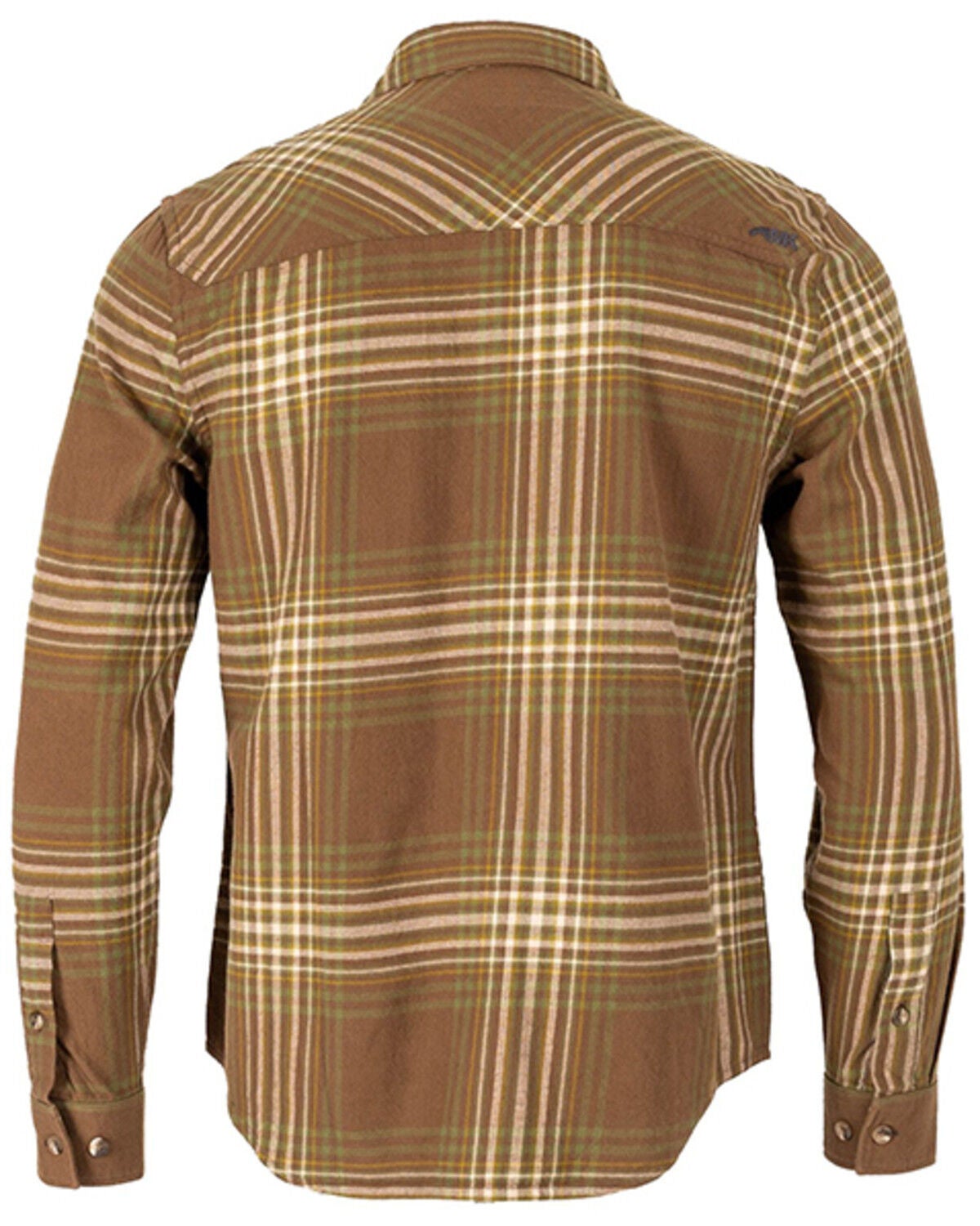 Image #2 - Mountain Khakis Men's Noda Long Sleeve Flannel Shirt, Brown, hi-res