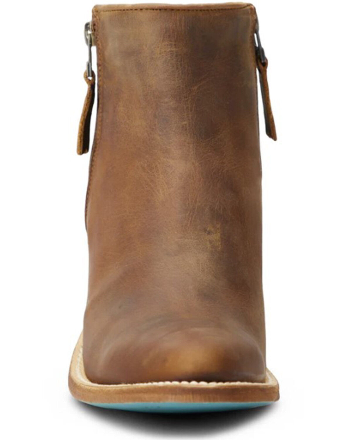 Image #4 - Lane Women's Charlie Booties - Round Toe, Caramel, hi-res