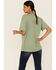 Image #4 - Show Me Your Mumu Women's Sage Zion Travis Graphic Short Sleeve Tee, Green, hi-res