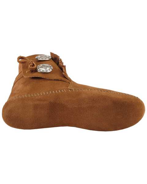 Image #5 - Minnetonka Women's Soft Sole Ankle Moccasins, Brown, hi-res