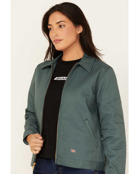 Image #2 - Dickies Women's Unlined Eisenhower Jacket , Green, hi-res