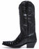 Image #3 - Dan Post Women's Black Caiman Belly Western Boots - Snip Toe, , hi-res