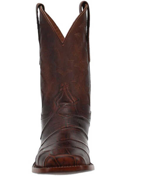Image #4 - Dan Post Men's Akers Western Boots - Broad Square Toe, Cognac, hi-res