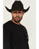 Image #3 - Wrangler Men's Long Live Cowboys Long Sleeve Graphic T-Shirt, Black, hi-res
