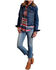Stetson Women's Stretch Denim Welt Pocket Button-Front Jacket , Blue, hi-res