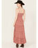 Image #4 - Panhandle Women's Southwestern Print Sleeveless Maxi Dress, Red, hi-res
