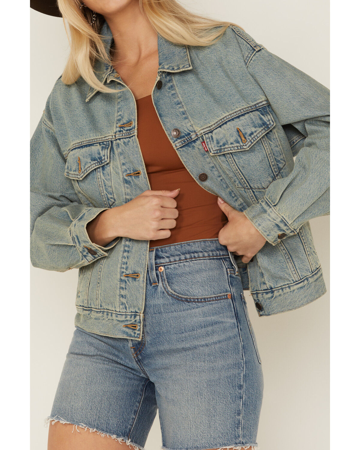 Image #3 - Levi's Women's 90s I Told You So Light Wash Denim Jacket, Light Wash, hi-res