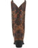 Image #5 - Laredo Women's Embroidered Leaf Western Performance Boots - Snip Toe, Tan, hi-res