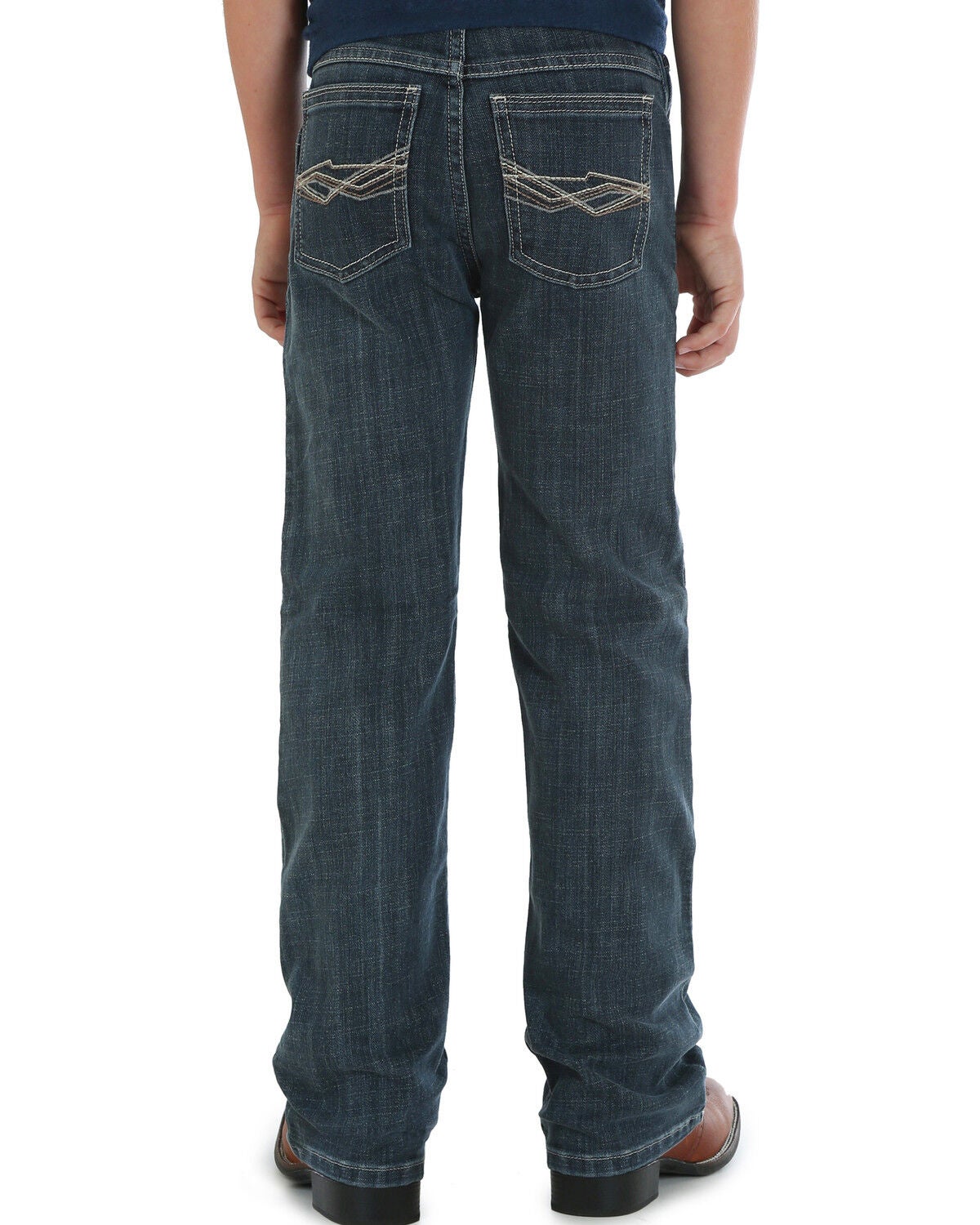 Wrangler 20X Boys' (8-16) No. 42 Vintage Bootcut Jeans, Blue, hi-res