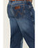 Image #4 - Wrangler Retro Men's Blakelee Medium Wash Slim Straight Stretch Denim Jeans - Tall, Medium Wash, hi-res