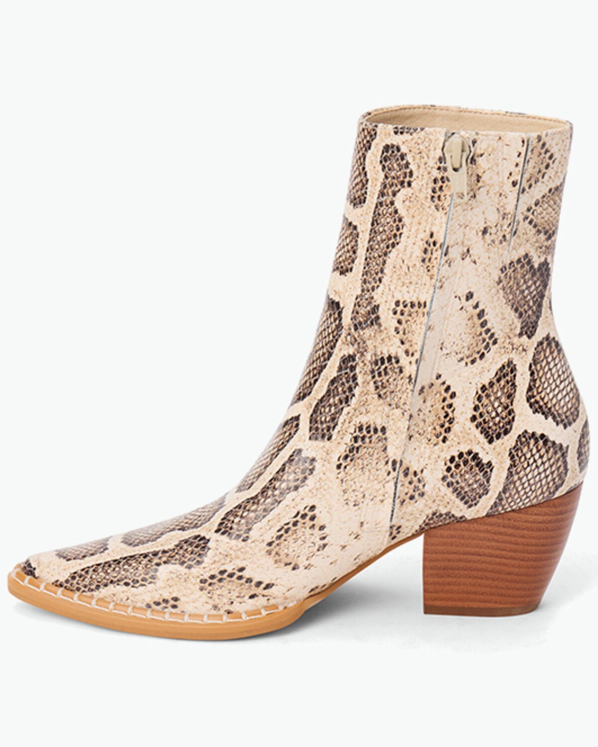 Image #3 - Matisse Women's Caty Snake Print Ankle Boots - Round Toe, Multi, hi-res