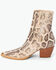 Image #3 - Matisse Women's Caty Snake Print Ankle Boots - Round Toe, Multi, hi-res