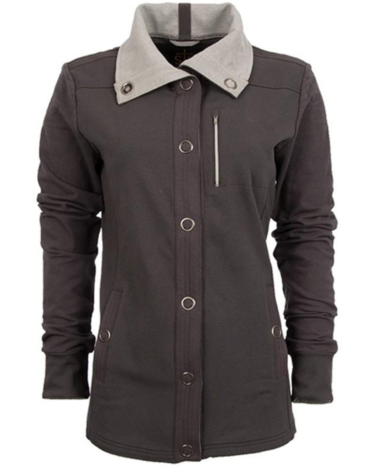 Image #1 - STS Ranchwear Women's Charcoal Button Up Jacket , , hi-res