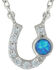 Montana Silversmiths Women's Silver Lightfoot Horseshoe Jewelry Set , Silver, hi-res