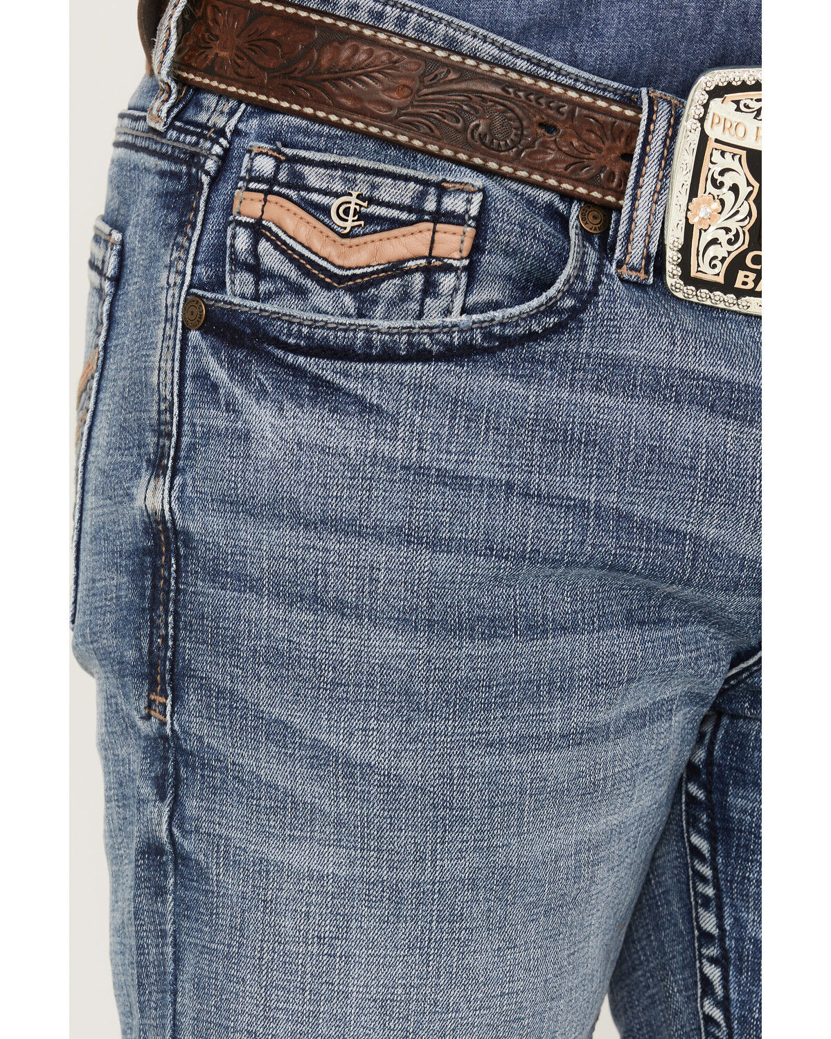 Image #2 - Cody James Men's Colt Stretch Slim Bootcut Jeans, , hi-res