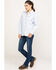 Image #6 - Ariat Women's FR Hermosa Durastretch Work Shirt , White, hi-res