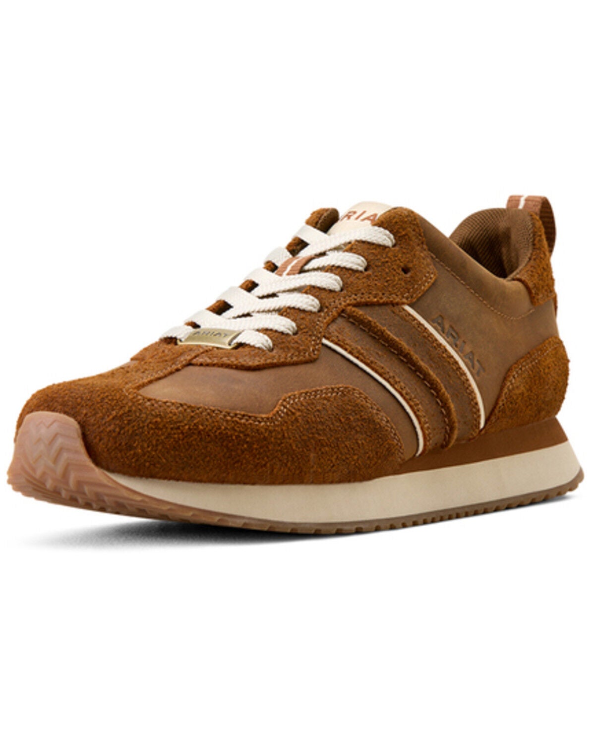 Image #1 - Ariat Men's Ranch Runner Shoes, Brown, hi-res